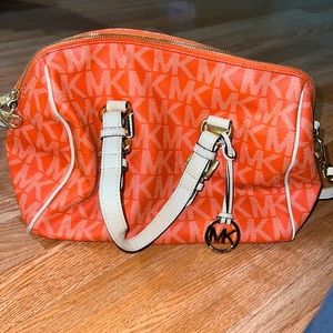 New with tag Michael Kors tangerine satchel